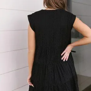 andree by unit black dress Andree by Unit black silver star tank dress size L NWT